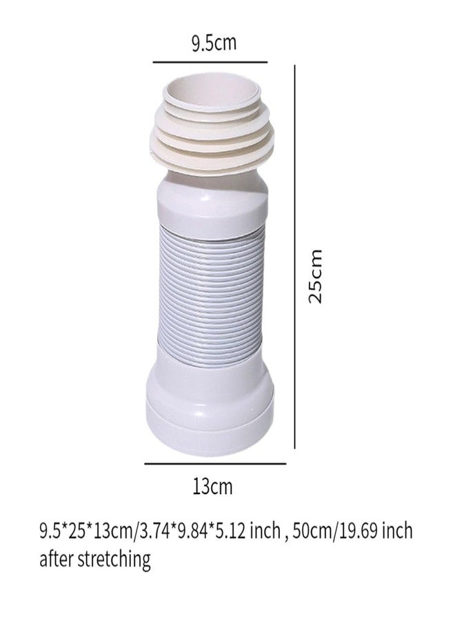 Ausam وصلات أنابيب تصريف المرحاض القابلة للسحب من أوسوم | أنبوب توصيل المرحاض ذو التصريف الخلفي | تحسين المنزل | السباكة والتجهيزات | تجهيزات سباكة منزلية أخرى - Image 4